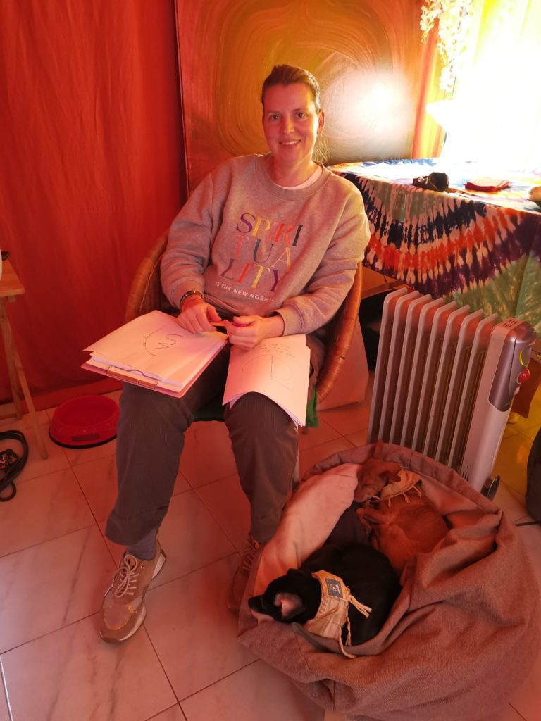während des Reiki Seminars