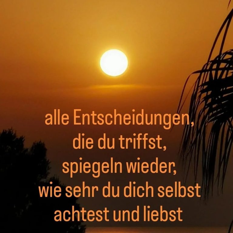 Klarheit in unseren Gedanken entsteht, wenn innerer Frieden spürbar wird