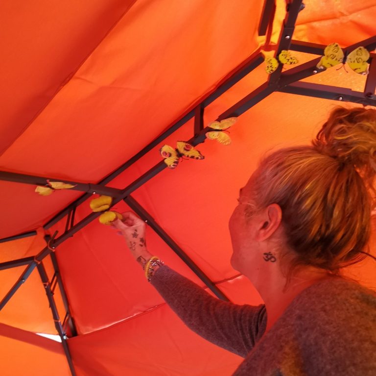 Schmetterling für den Reiki Pavillon